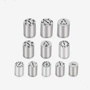 DME標準日付スタンプ 交換可能な模具の日付挿入とマークされたピン